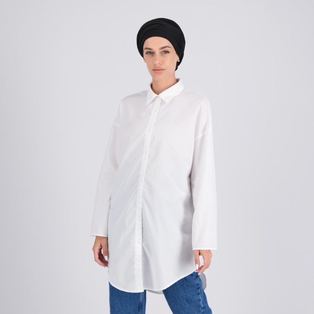 Cotton Hijab - Black Cotton (with Underscarf)