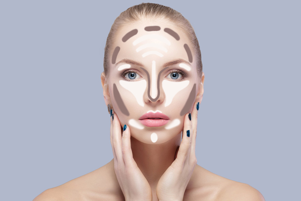 Contouring for Square Faces: Softening Angles for a Feminine Look