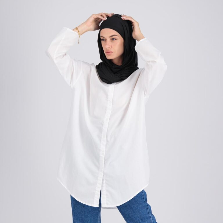 Black cotton (with underscarf)