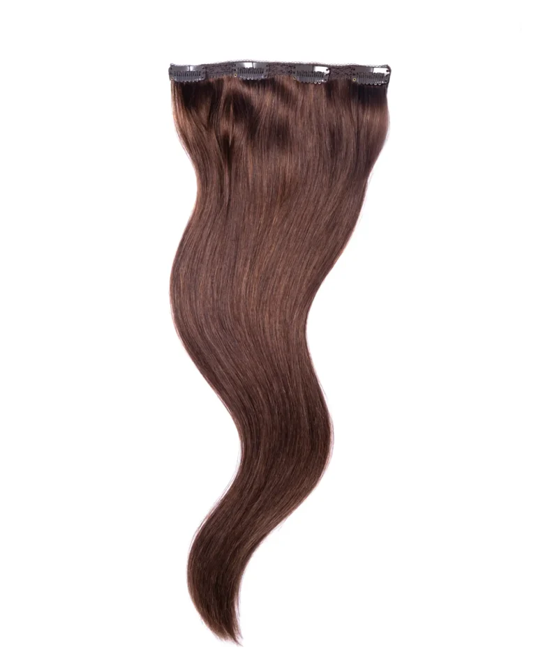 Brown hair extensions