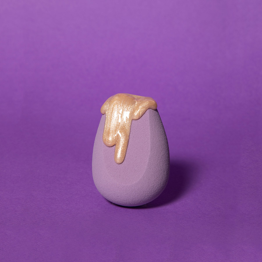 Purple Makeup Sponge - Foundation Blender