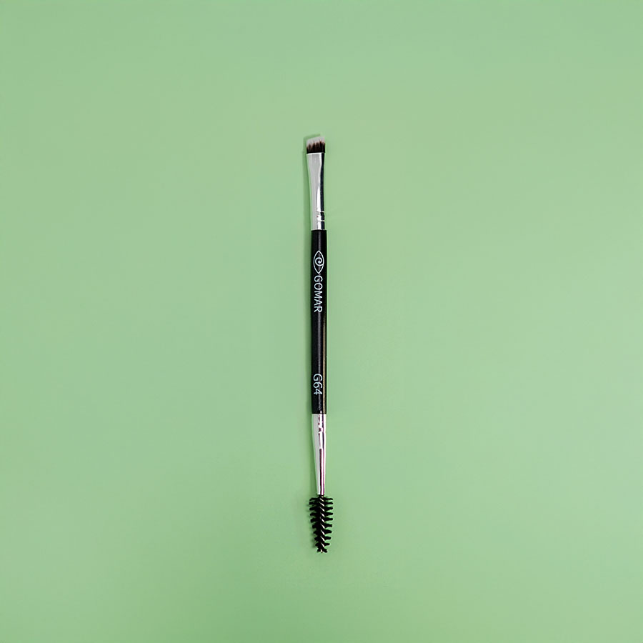 GOMAR G64 Dual-Ended Brow Brush